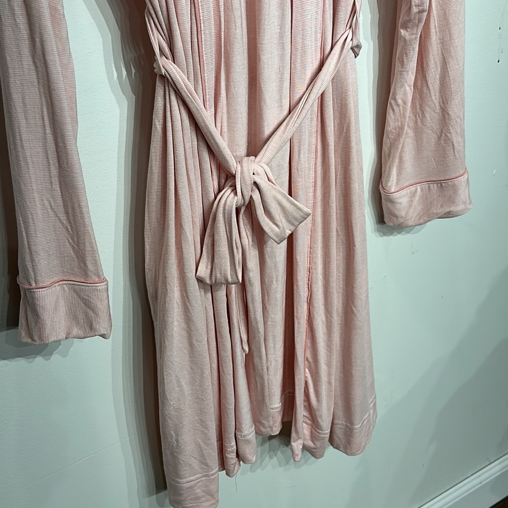 UGG Aldridge Mini-Striped Knit Wrap Robe - Picture 10 of 16